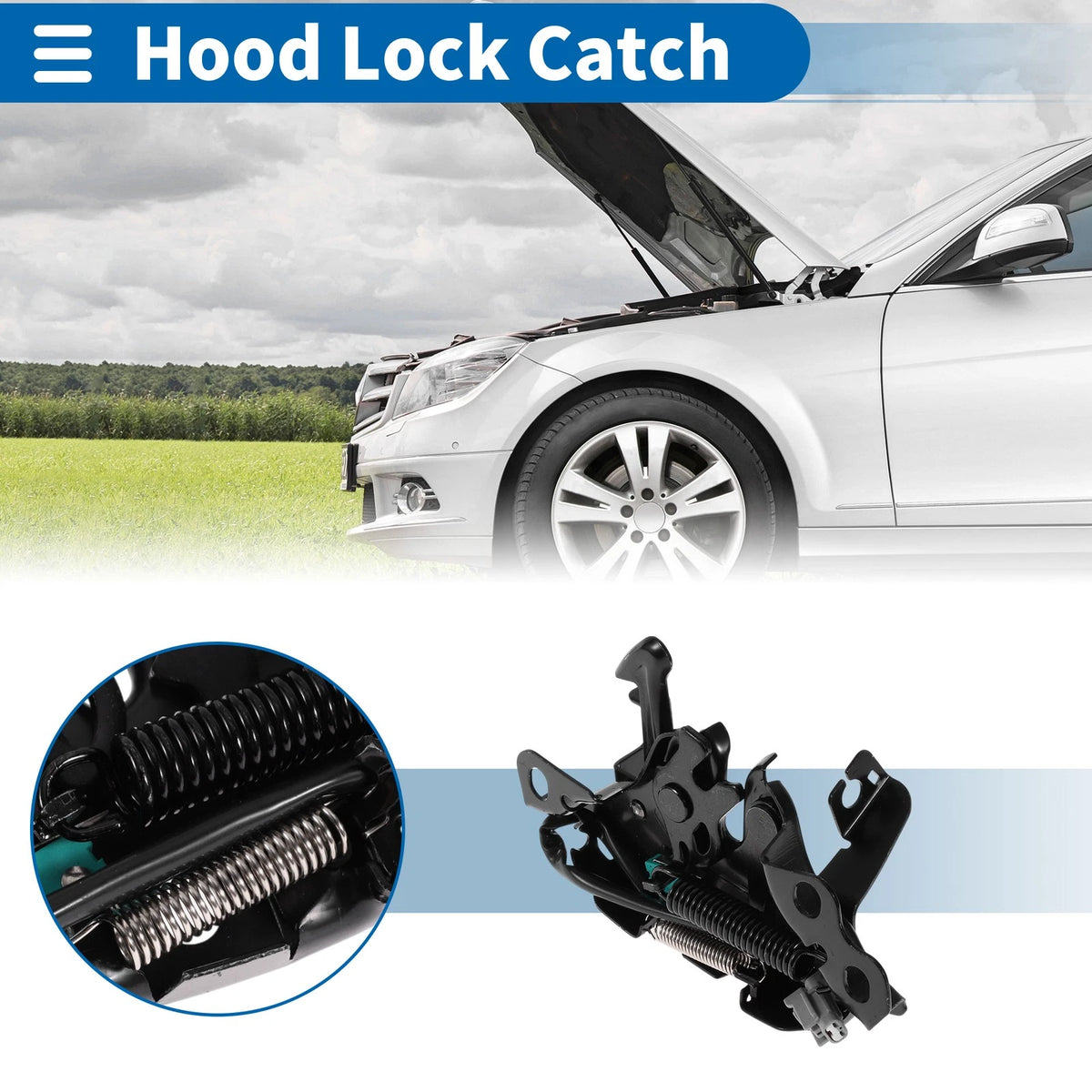 Hood Latch Assembly for Nissan X-TRAIL III (2014-2018) 1 Pc