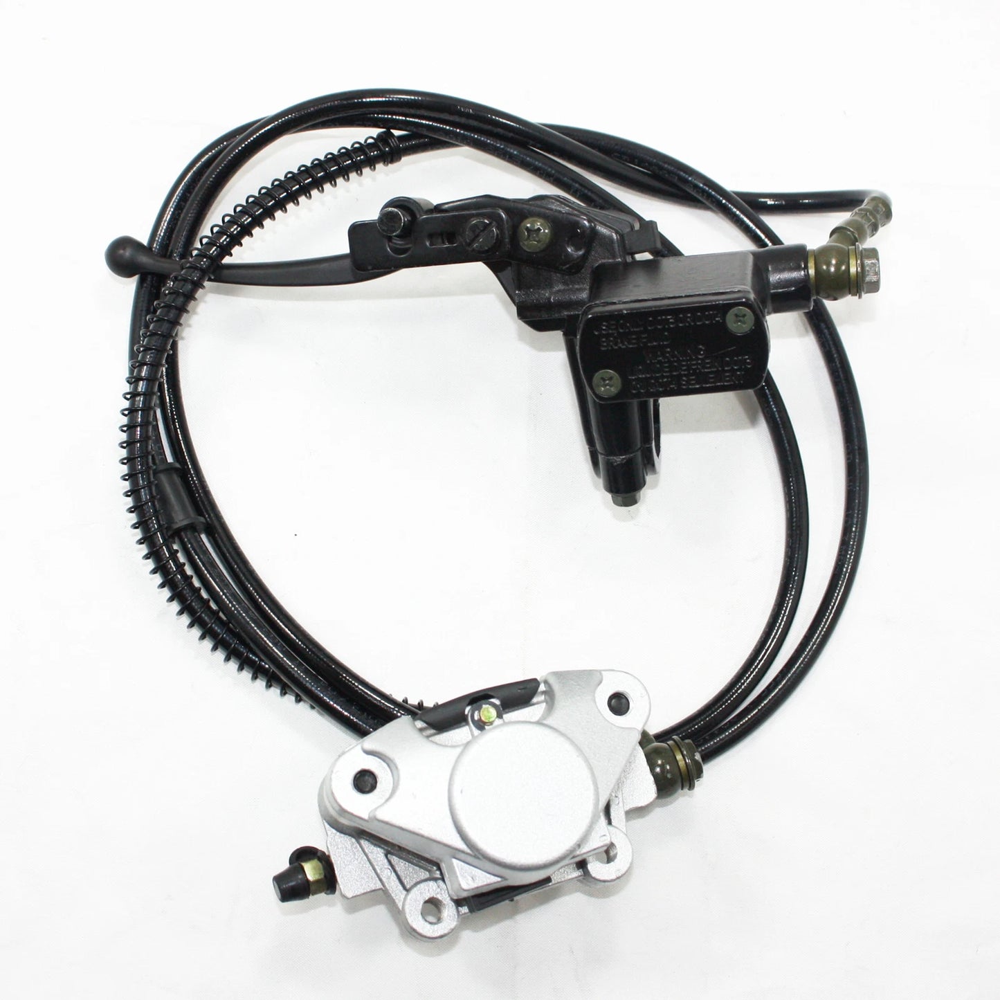 Hydraulic Rear Disc Brake Caliper System + Pads for 150cc 250cc Quad ATV
