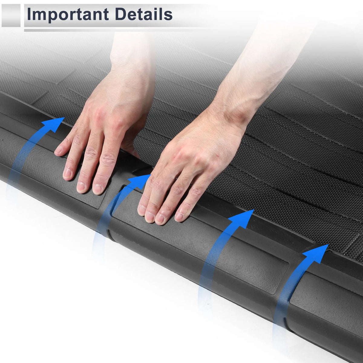 Cargo Liner Rear Trunk Mat for Jeep Grand Cherokee (2022-2024) Black TPE