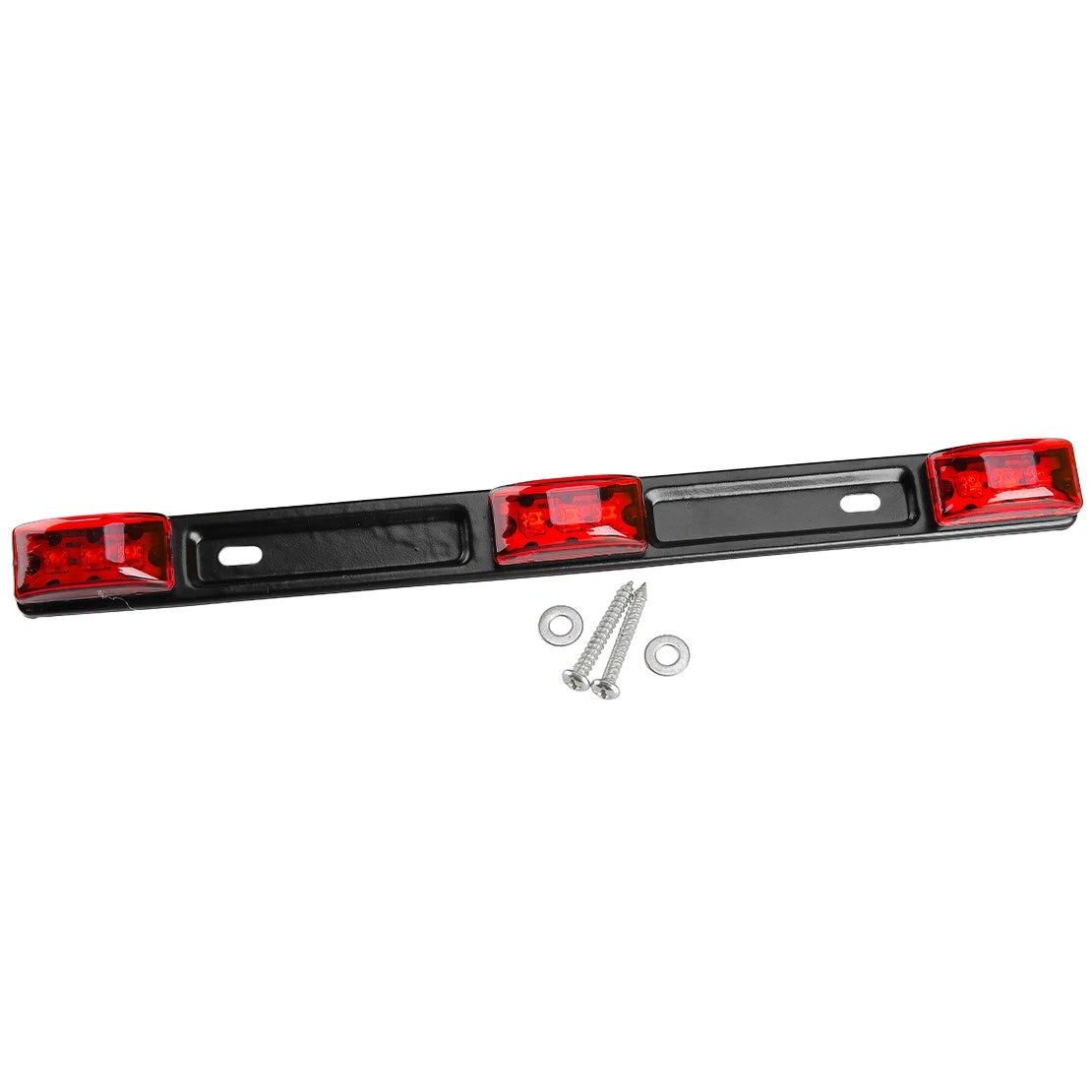 Stainless Red Rear Clearance ID Marker Lights for Truck Trailer Tail Lamp