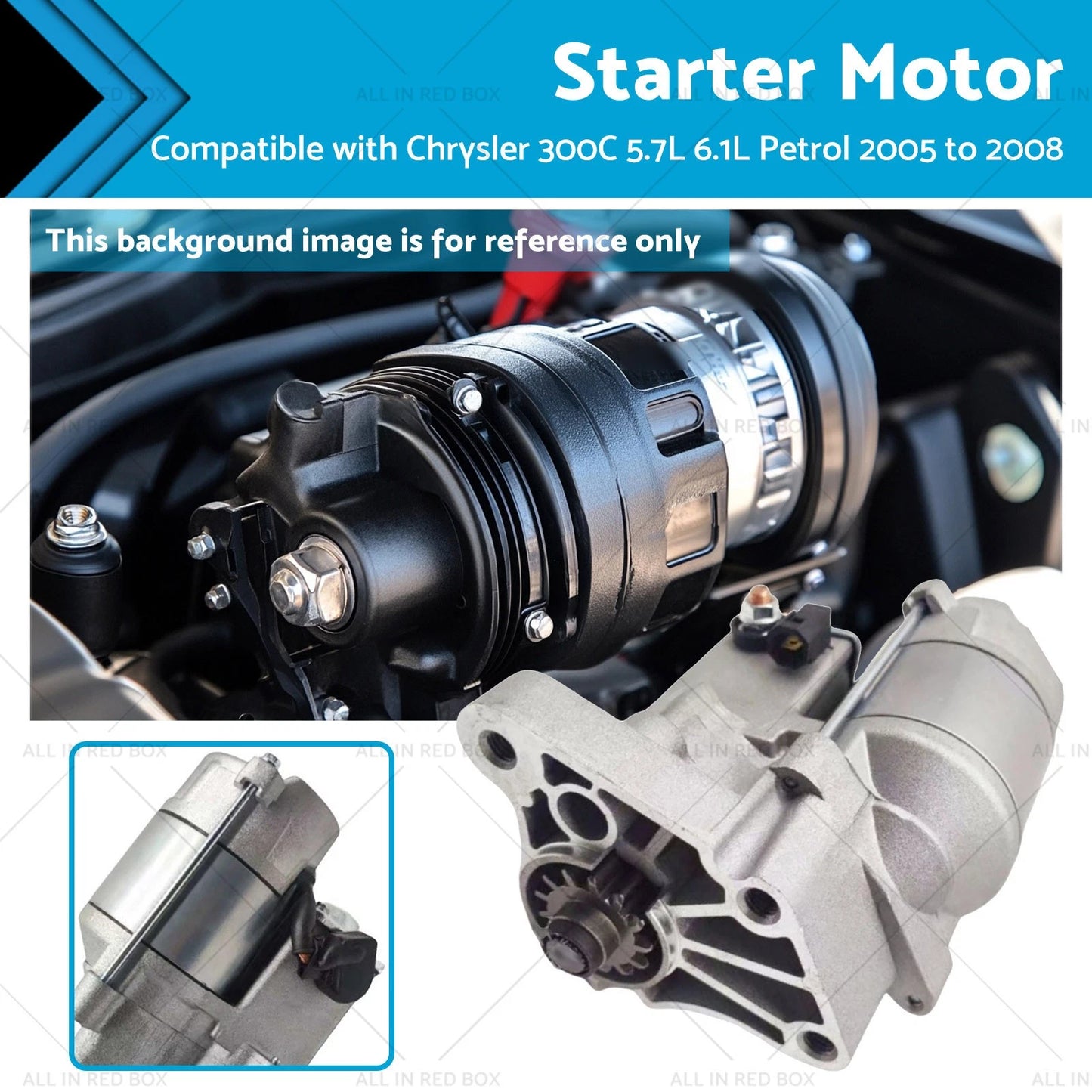 Starter Motor for Chrysler 300C 5.7L 6.1L (2005-2008)