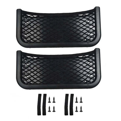 2 x Car Storage Pocket Net Seat Back Holder Organizer Bag Camper Caravan