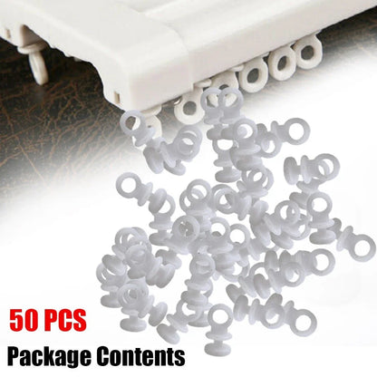 Curtain Track Hooks Runner Plastic for Camper Van/Caravan/Boat