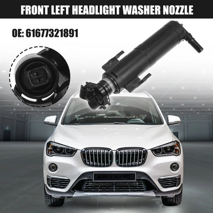 Front Left Auto Headlight Washer Nozzle for BMW X1 (2013-2015)