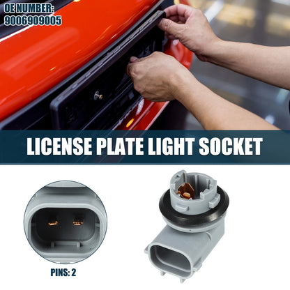 License Plate Light Socket 2 Pins for Toyota Tacoma (1995–2004)