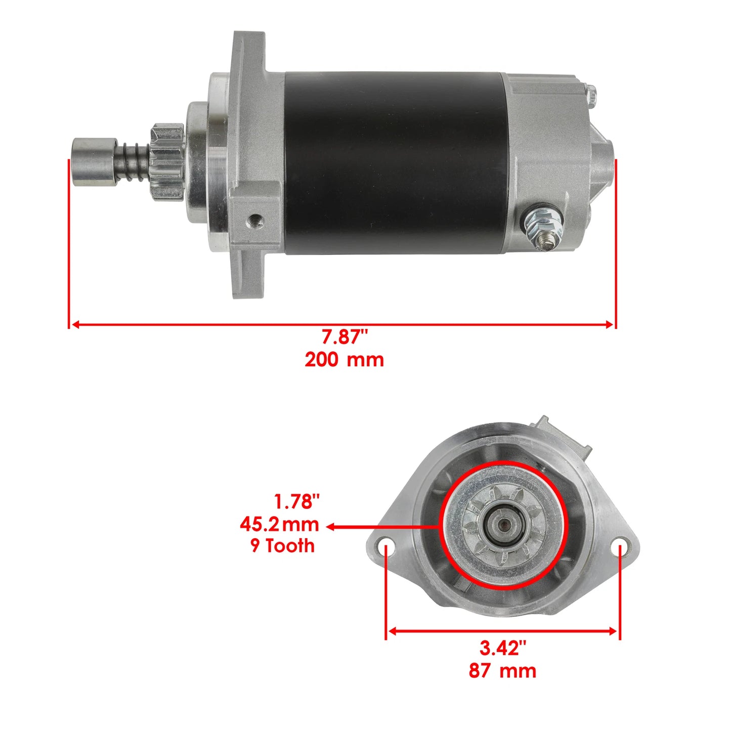 Starter for Mercury Outboard 25/30HP 4-Stroke (2006-2014)