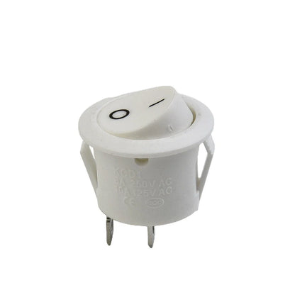 Quality Rocker Switches 20mm 6A 250V for Boat/Caravan - 5 Pcs