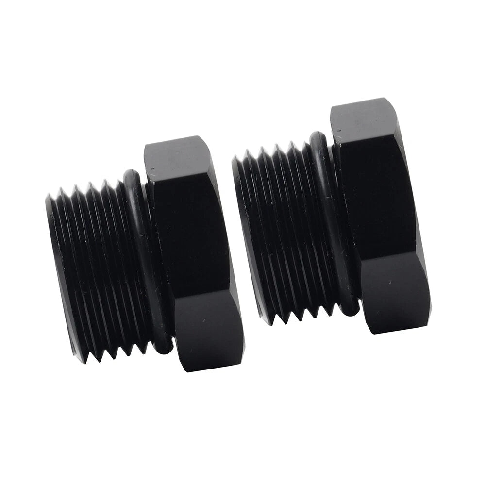 Aluminum 8AN Block Off Cap ORB Plug Male Fitting Adapters