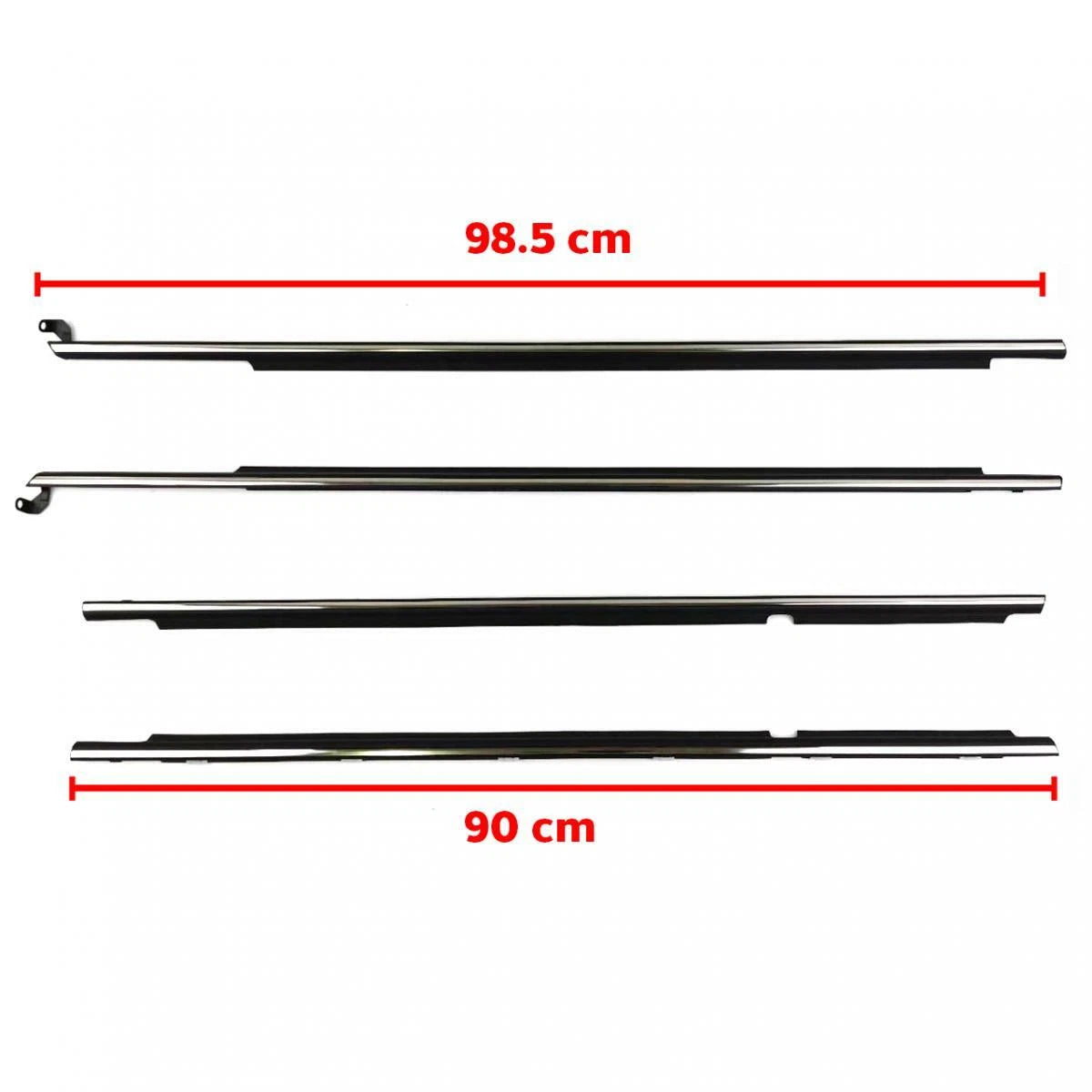 Weatherstrip Door Belt Out Set 4 CH Fits Toyota Corolla AE110 AE111 1995-02 D06