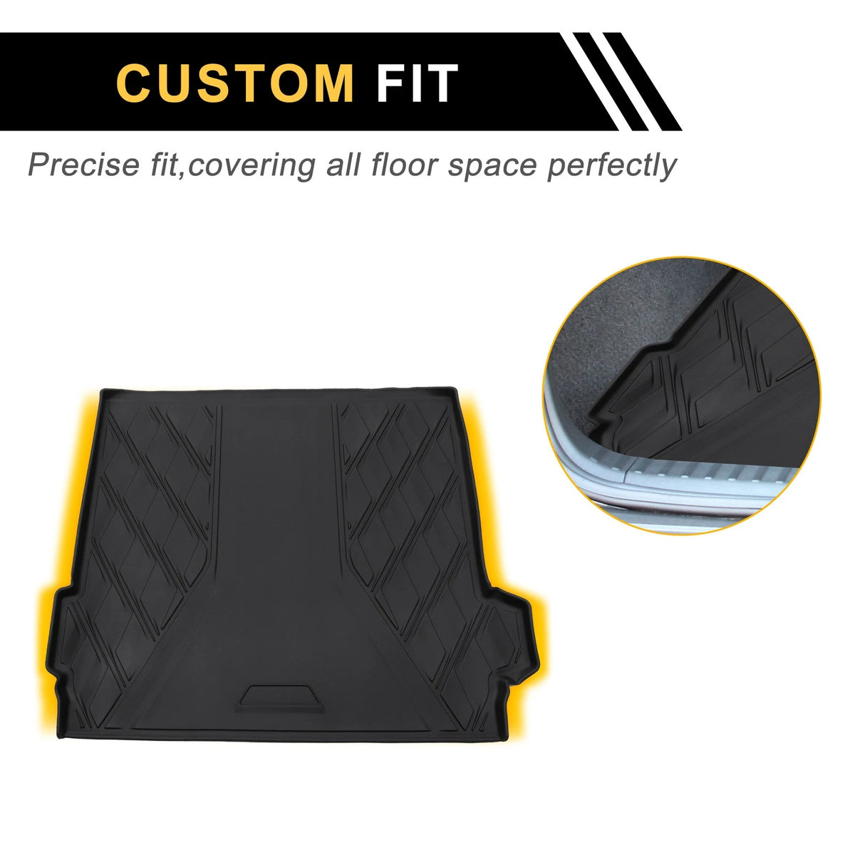 Rear Trunk Mat for BMW X5 5 Seats (2019-2024) TPE Cargo Liner Upgrade