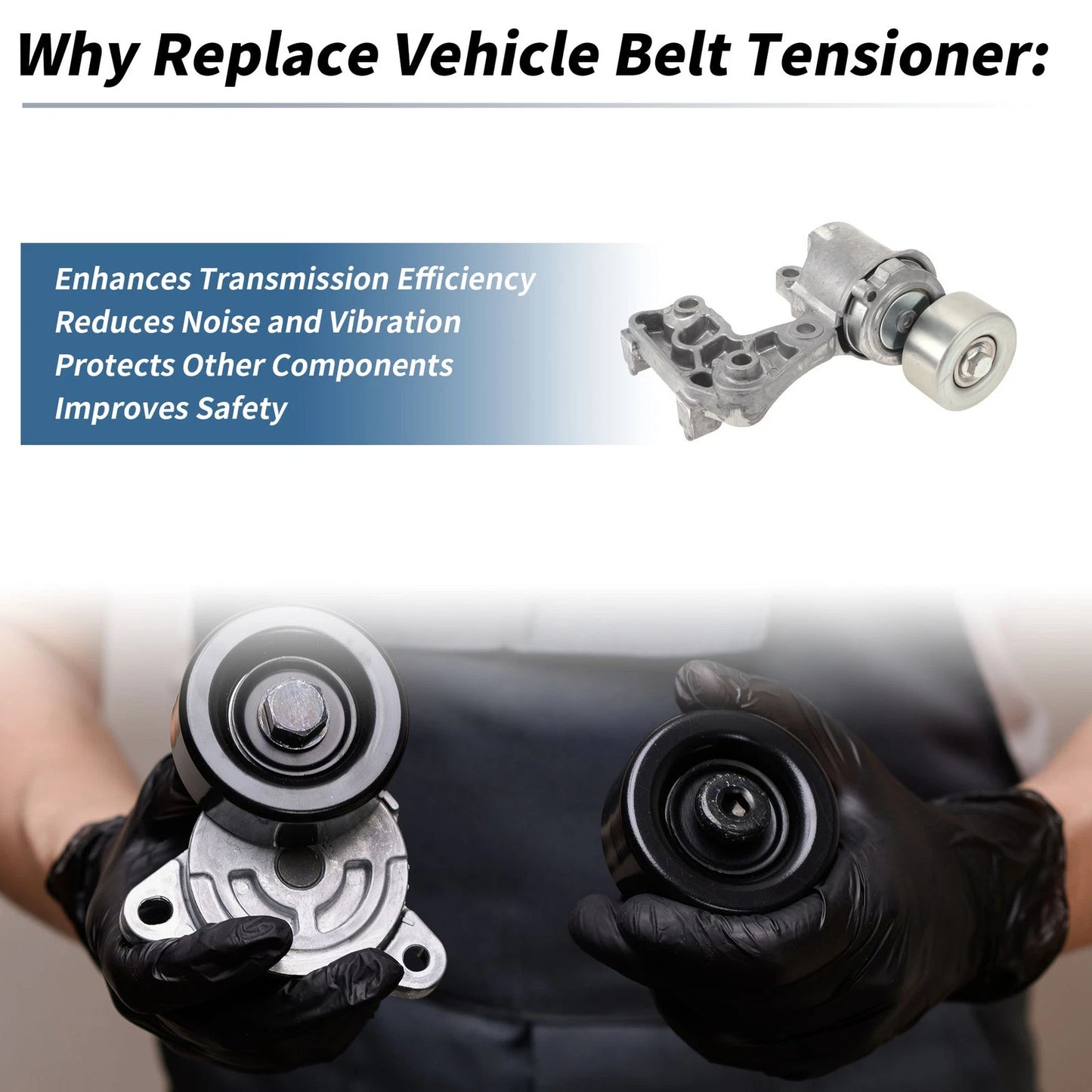 Belt Tensioner for Toyota Camry (2006-2014) - Durable Metal Component