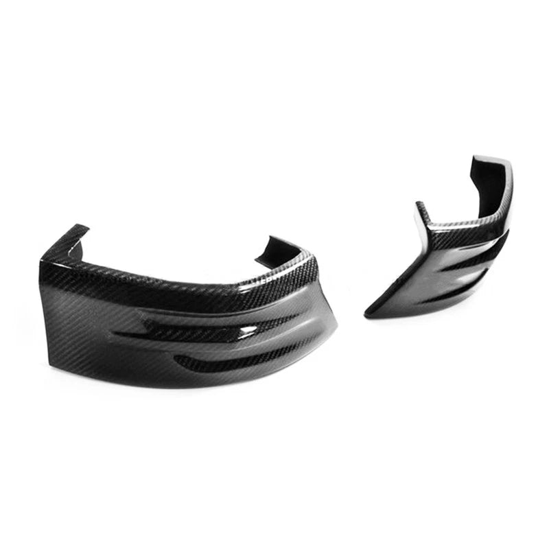 Carbon Fiber Rear Bumper Side Lip Splitter Trim fit Hyundai Veloster Turbo 11-17