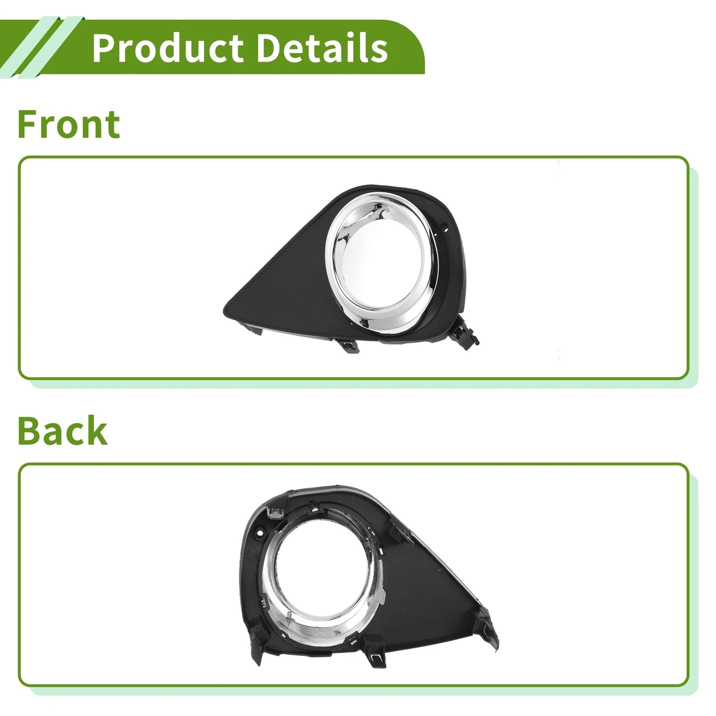 Front Right Fog Light Grill for Toyota Yaris (2015-2017)