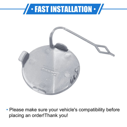 Tow Hook Eye Hole Cover Cap for BMW F32 (2012-2019) - Silver Tone
