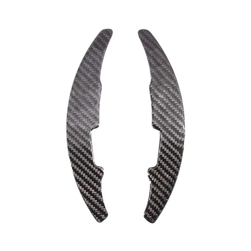 Real Carbon Fiber Steering Wheel Shift Paddle Switch Fit For BMW X5M 2014-2016