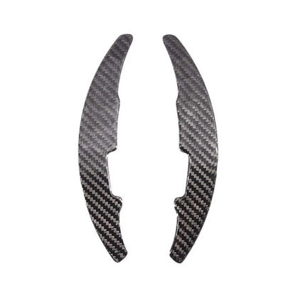 Real Carbon Fiber Steering Wheel Shift Paddle Switch Fit For BMW X5M 2014-2016