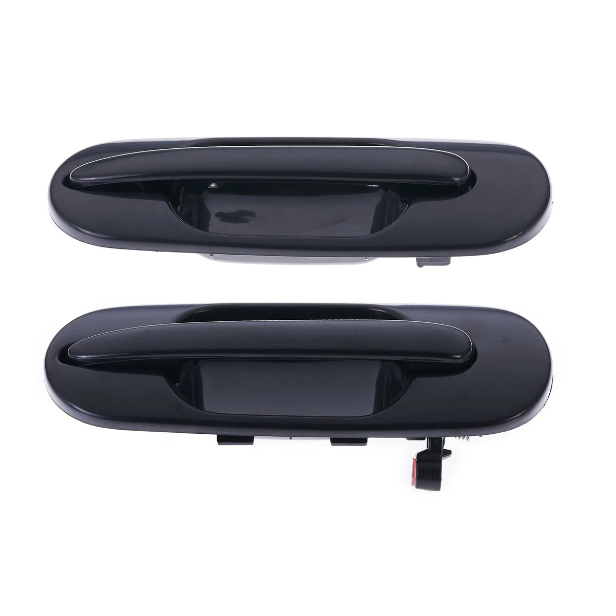Outer Door Handle Set of 2 for Honda CR-V RD (1997-2001) Black Rear Left & Right