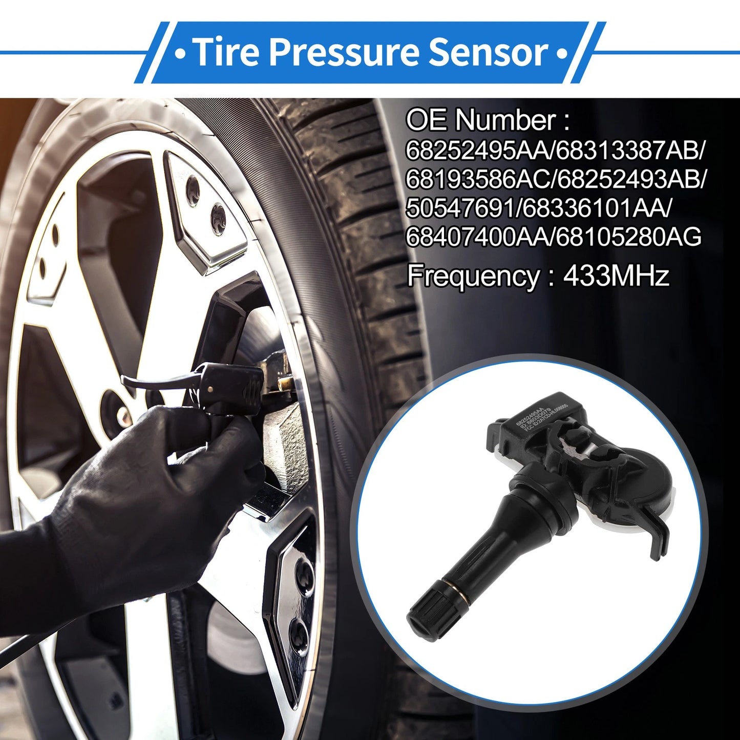 TPMS Sensor for Dodge Durango (2016 - 2023)
