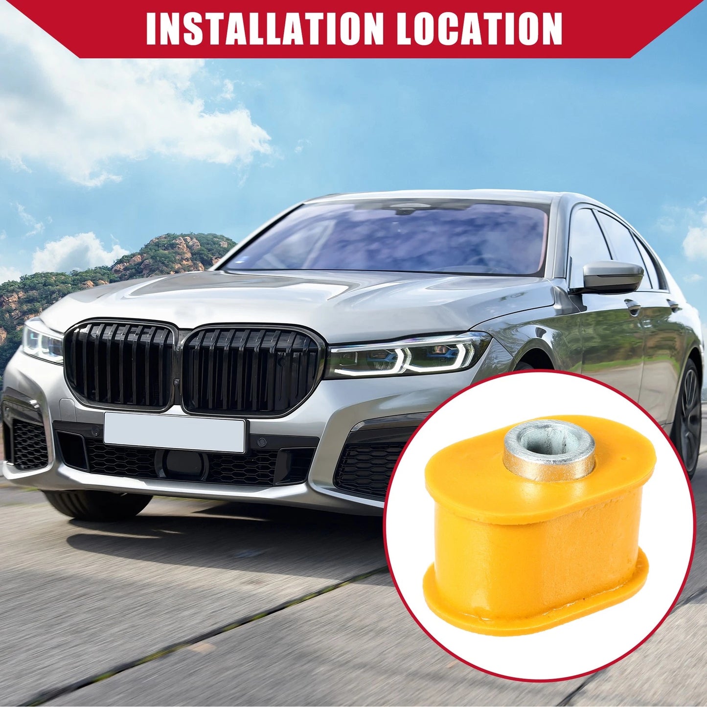 Door Check Strap Bushing for BMW E65 E66 (2004-2008)