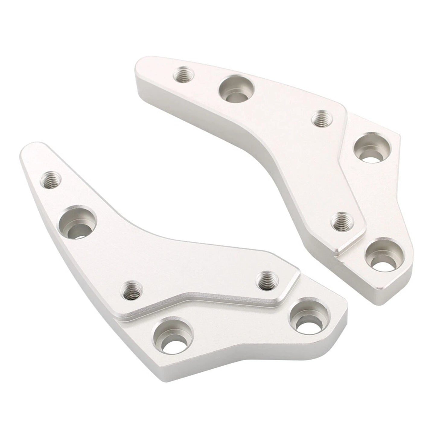 2 x Chrome Handlebar Riser Mount Adapter for BMW K1600GTL (2012-2019)