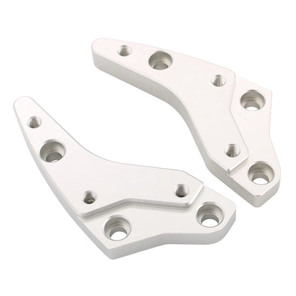 2 x Chrome Handlebar Riser Mount Adapter for BMW K1600GTL (2012-2019)