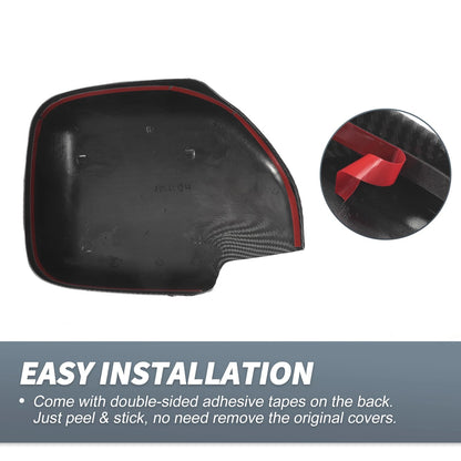 Rearview Mirror Cap Overlay  Black Carbon Fiber for Lexus LX470 (1998-2007)