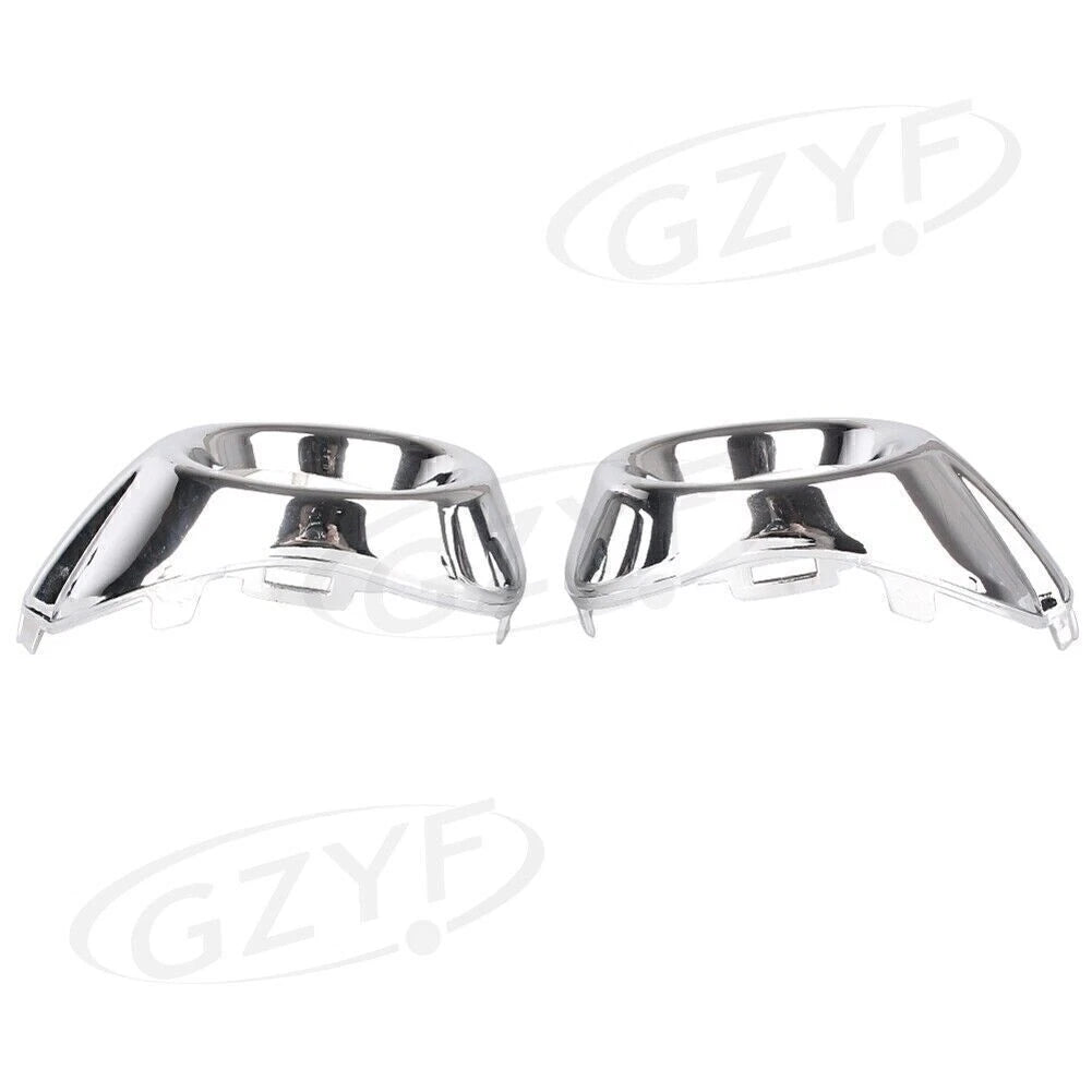2 x Front Fog Light Covers for Ford Focus (2012-2013) Chrome Trim Bezels