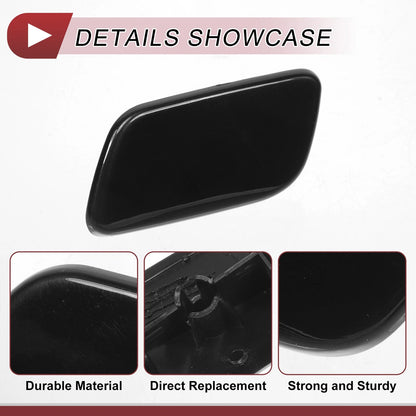 Front Left Washer Nozzle Cover for Subaru Forester 2013-2015 Black