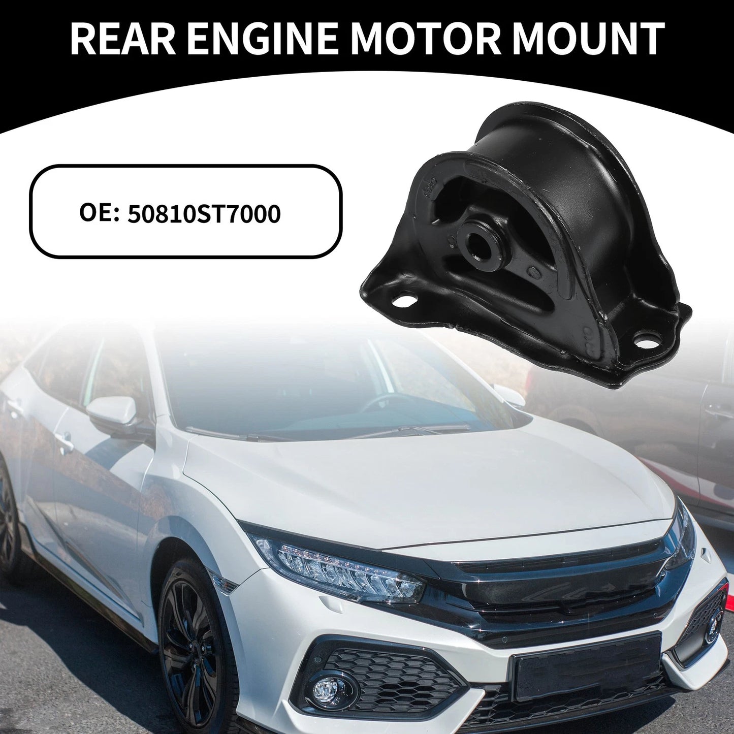 Engine Motor Mount Rear for Honda CR-V, Civic (1998-2001)