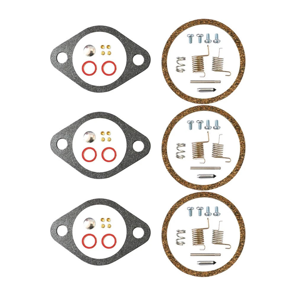 3 x Carburetor Repair Kit for Mercury Force 90 95 HP Outboard (1995-1999)