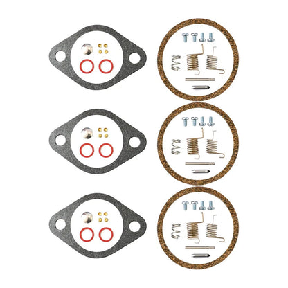 3 x Carburetor Repair Kit for Mercury Force 90 95 HP Outboard (1995-1999)