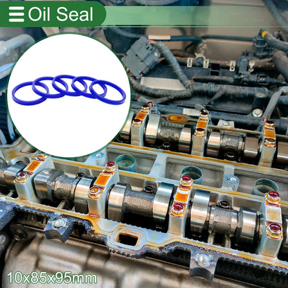 Oil Seal 85x95x10mm 5 x Rotary Shaft Seal TPU for All Vehicles