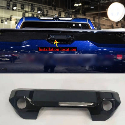 ABS Black Rear Tailgate Door Handle Cover for Toyota Tundra (2022-2023)