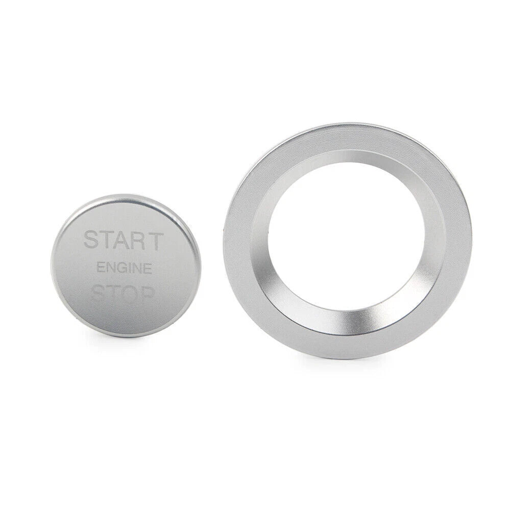 Keyless Engine Push Start Button Ring Cover for Range Rover Jaguar XJ XFR