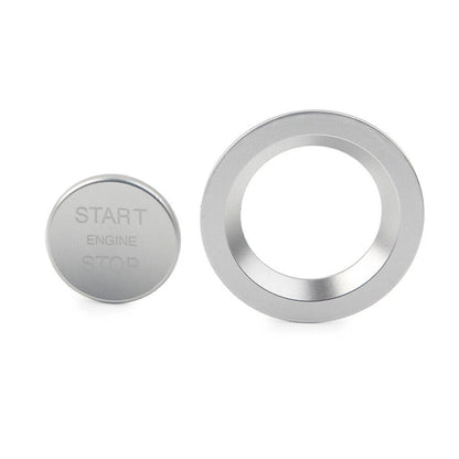 Keyless Engine Push Start Button Ring Cover for Range Rover Jaguar XJ XFR