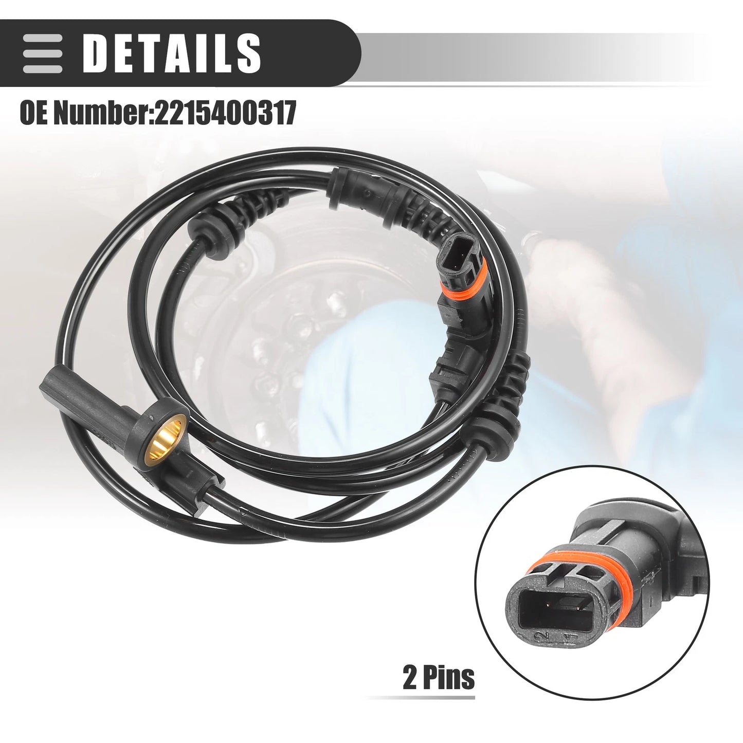 ABS Sensor for Mercedes-Benz CL500 Front Left/Right (2007-2008)
