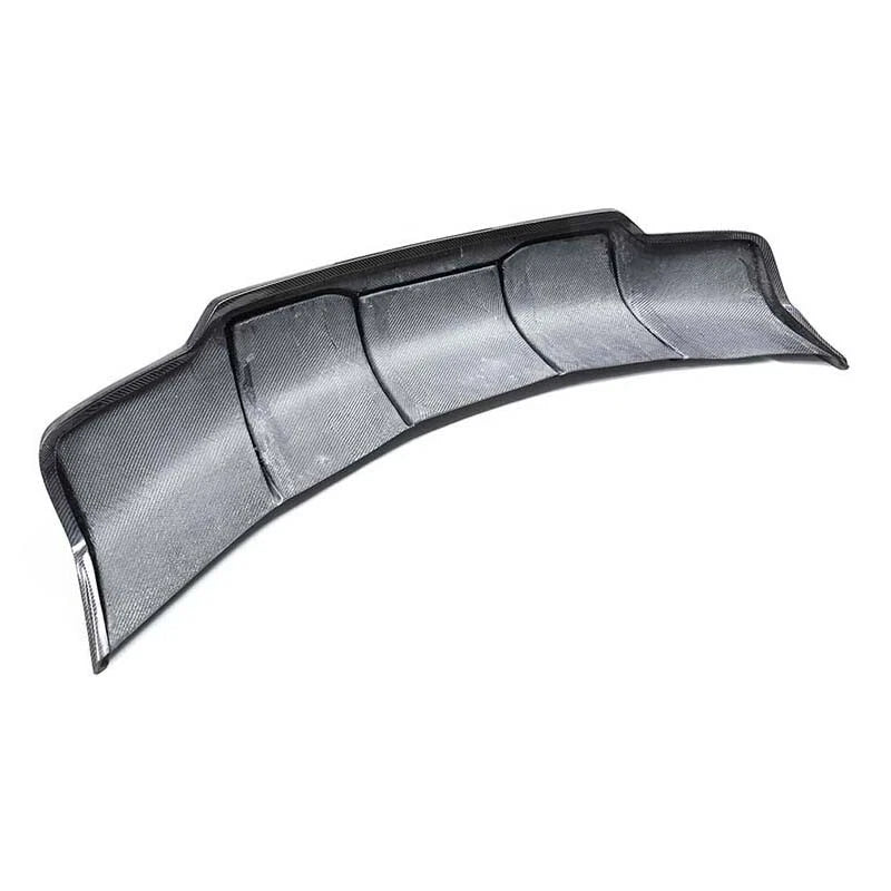 Real Carbon Fiber Rear Lip Bumper Diffuser Spoiler For 2016-2022 Tesla Model 3