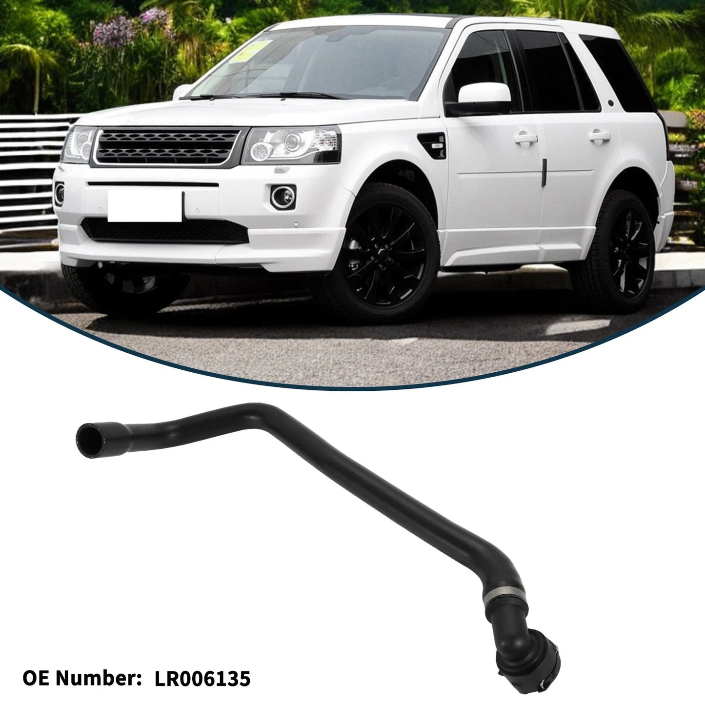 Radiator Hose for Land Rover Freelander 2 (2006-2016) - Rubber 1 Pc