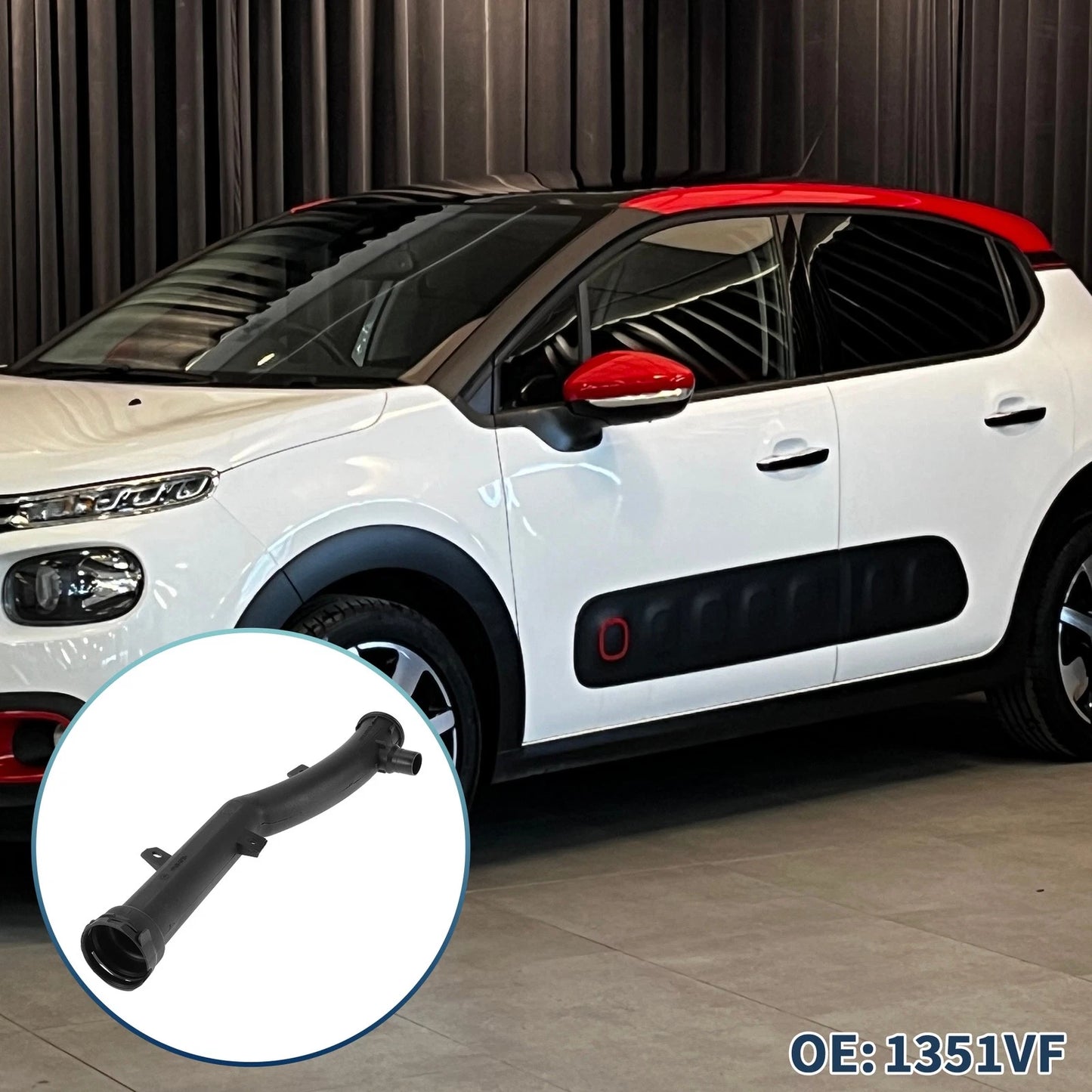 Water Coolant Hose Pipe for Citroen C3 II (2009-2016)