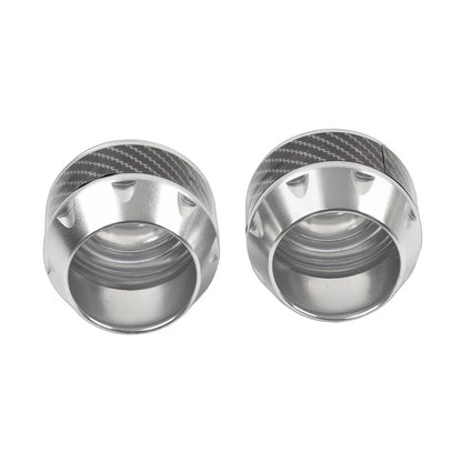Silver Front Fork Frame Sliders for Motorcycle Crash Protection