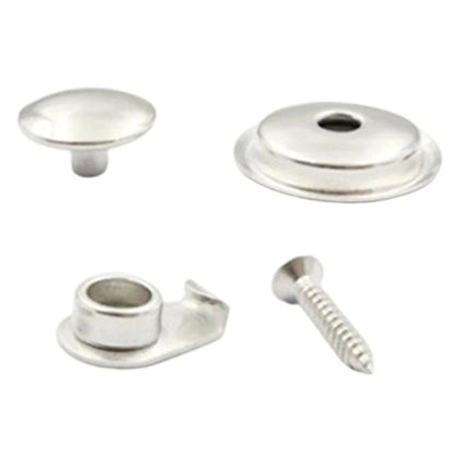 Marine Snap Fasteners Kit Stainless Steel for Canvas Covers Boats/RV/Trucks