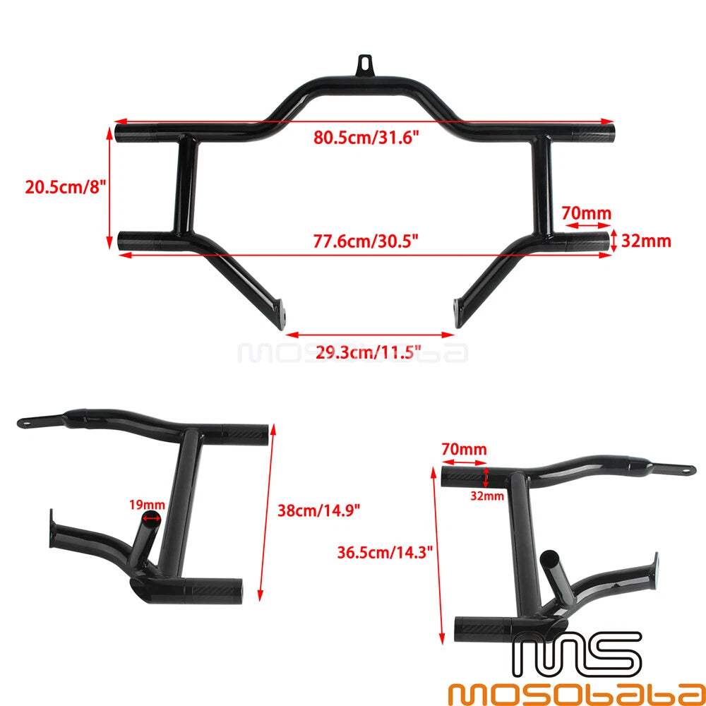 Highway Peg Crash Bar Set for Harley Street Glide ST, Road King (2022-2023)