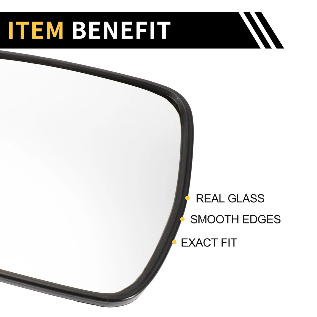 Heated Left Side Mirror Glass for Toyota Tacoma (2005-2011)