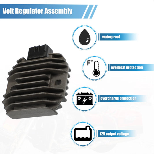 1 x Motorcycle Voltage Regulator Rectifier for Yamaha (5GT-81960-00-00)