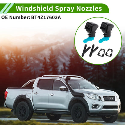 Windshield Washer Nozzles & Y Hose Connectors for Ford Edge (2011-2015)