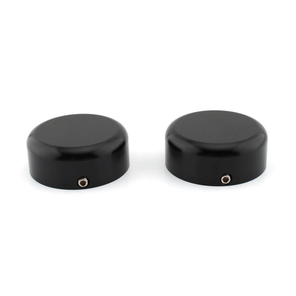 Black Front Fork Cover Caps for Harley Sportster S 1250 RH1250 (2021-2023)