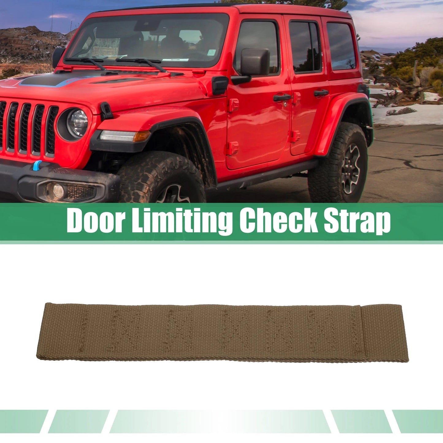 Car Door Limiting Check Straps for Jeep Wrangler YJ (1987-1995)
