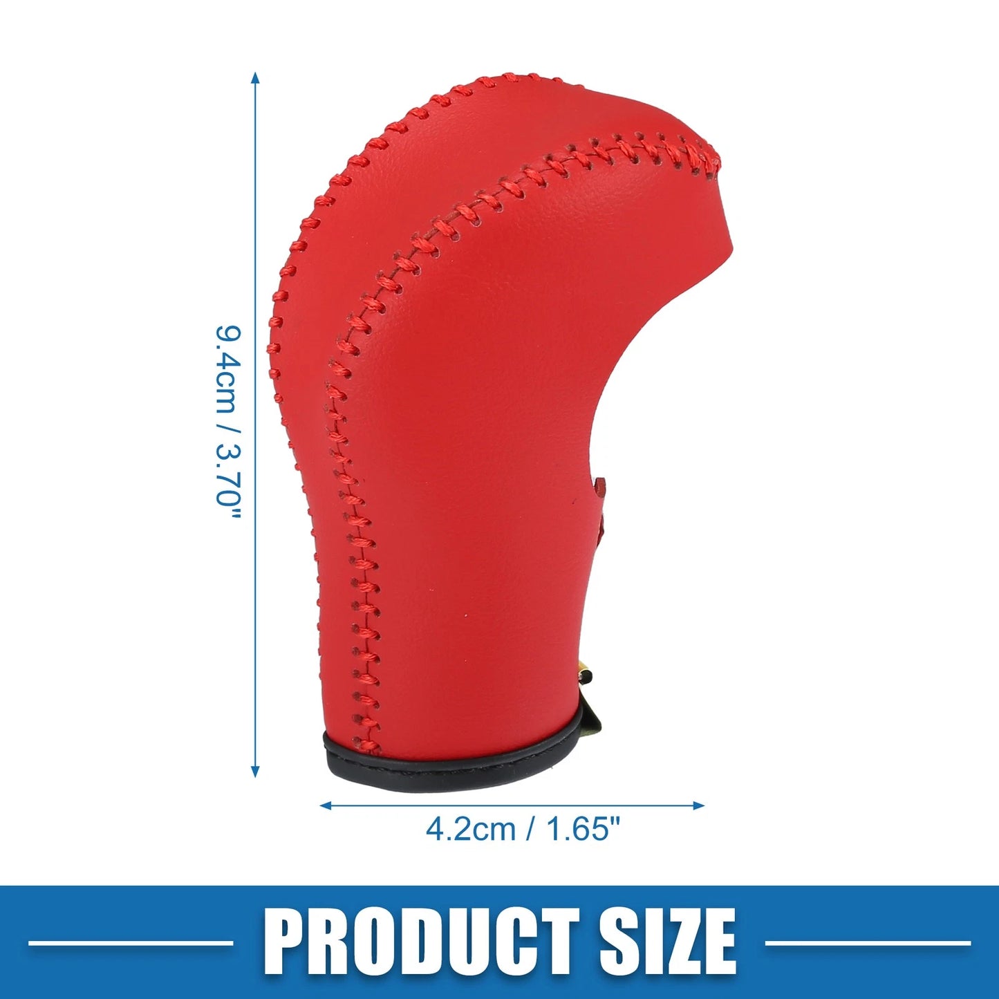 Gear Shifting Knob Cover Transmission Lever Trim for Porsche Cayenne Red