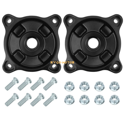 2 x Rear Wheel Hub & Bolts Nuts for Polaris Sportsman (1996–2002)
