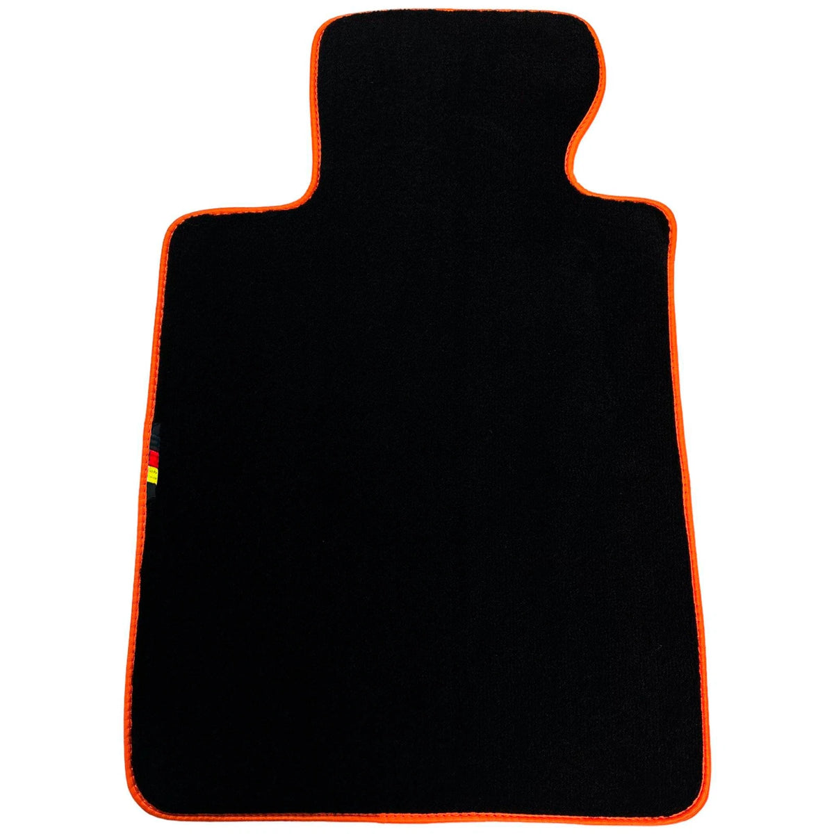 Black Floor Mats for BMW 6 Series M6 E63 Coupe (2005-2010) 2 x Orange Trim